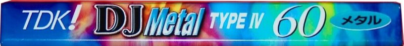 Compact Cassette TDK DJ Metal Disc Jack 60 "DJM-60N" Type IV Metal 1996 Japan