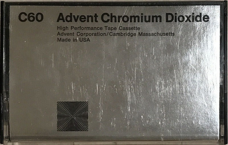 Compact Cassette Advent 60 Type II Chrome 1973 USA