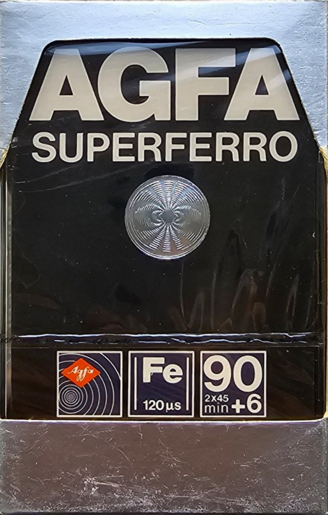 3 pack AGFA Super Ferro Dynamic I 90+6 "SUPERFERRO" Type I Normal 1979 Europe
