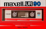 Compact Cassette Maxell UR 90 Type I Normal 1985 USA