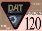Digital Audio Tape Denon 120 "R-120DT W" Type IV Metal 1993 North America