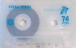 Compact Cassette Daiso Zebra Series 74 Type II Chrome 2003 Japan