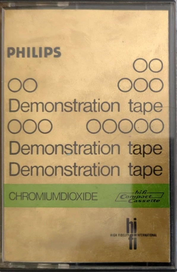 Compact Cassette Philips Chromium "7430 110" Demonstration Tape 1976 Europe