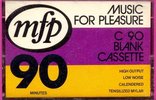 Compact Cassette Music For Pleasure 90 Type I Normal USA