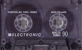 Compact Cassette Melectronic MHQ I-S 90 Type I Normal 1994 Switzerland