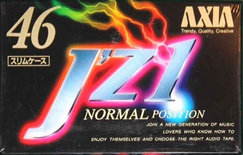 Compact Cassette AXIA J`z 1 46 "JZ1B 46" Type I Normal 1993 Japan