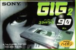 Compact Cassette Sony GIG-2 90 "C-90GIG2E" Type II Chrome 1999 Japan