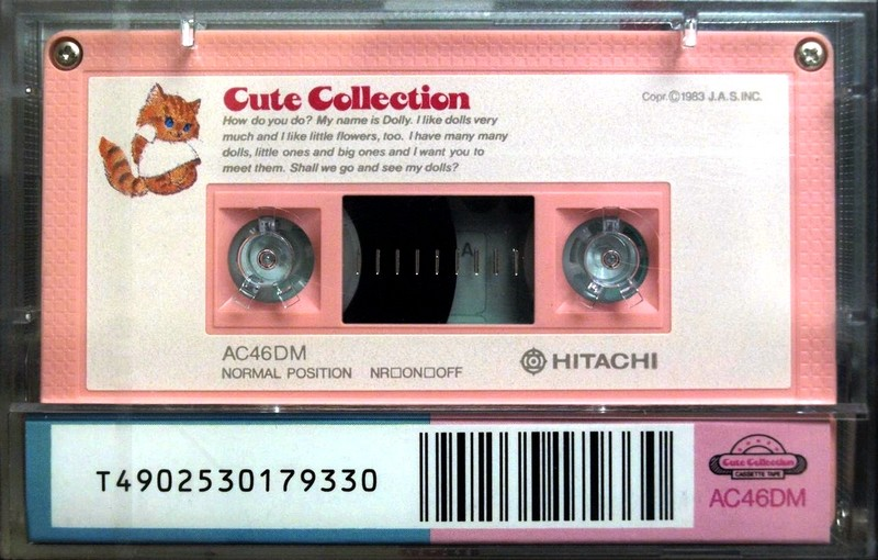 Compact Cassette Hitachi Cute Collection 46 "AC46DM" Type I Normal 1983 Japan