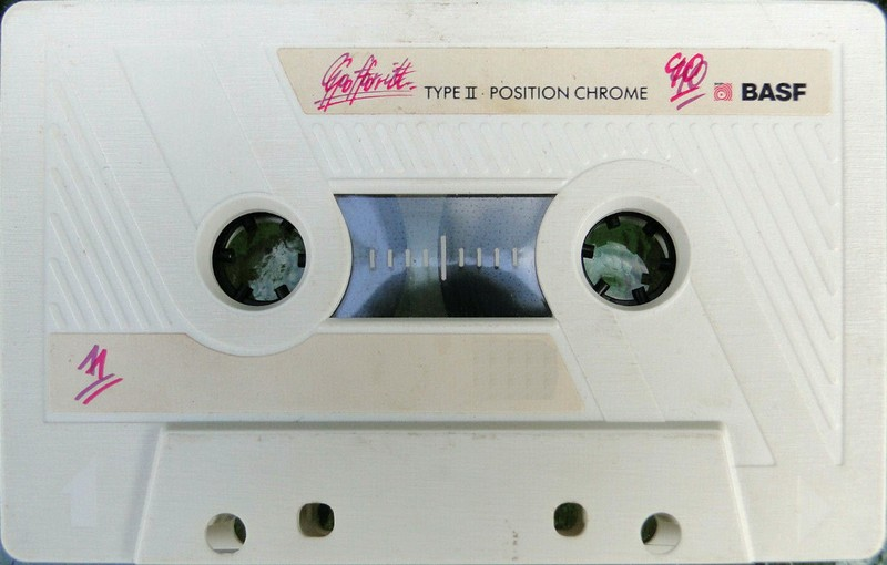 Compact Cassette BASF Go For It 90 Type II Chrome 1989 Germany