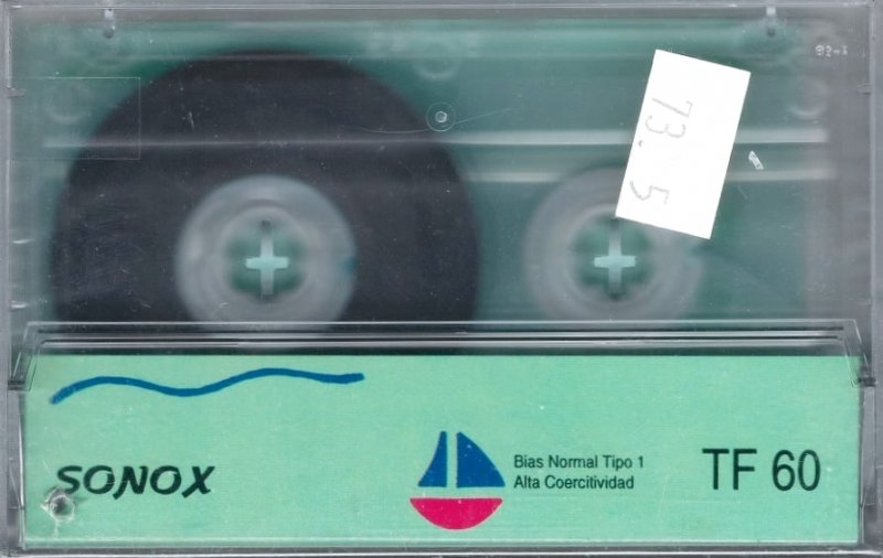 Compact Cassette Sonox 60 "TF" Type I Normal Mexico