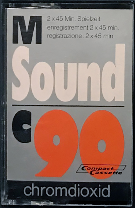 Compact Cassette M Sound 90 Type II Chrome 1976 Europe
