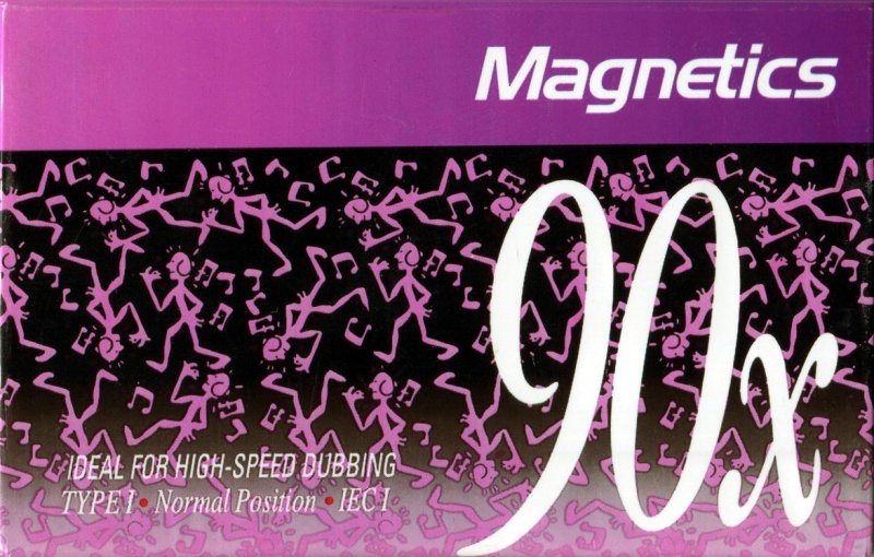 Compact Cassette Walmart Magnetics 90 Type I Normal USA