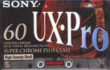 Compact Cassette Sony UX-Pro 60 Type II Chrome 1995 Europe