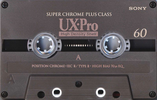 Compact Cassette Sony UX-Pro 60 Type II Chrome 1995 Europe