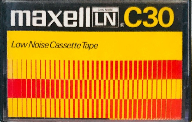 Compact Cassette Maxell LN 30 Type I Normal 1972 Worldwide
