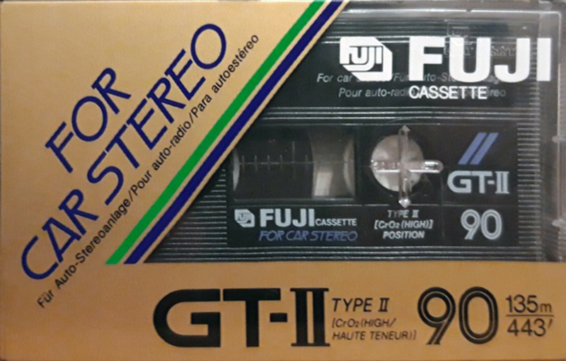 Compact Cassette Fuji GT-II 90 Type II Chrome 1984 Europe