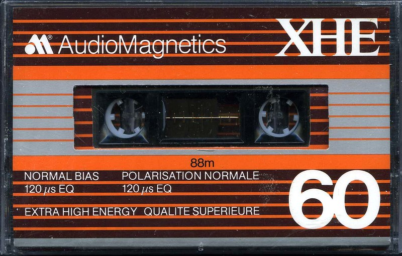 Compact Cassette Audio Magnetics XHE 60 Type I Normal 1982 Canada