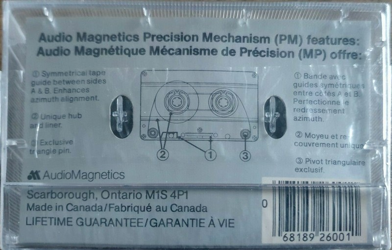 Compact Cassette:  Audio Magnetics - XHE 60