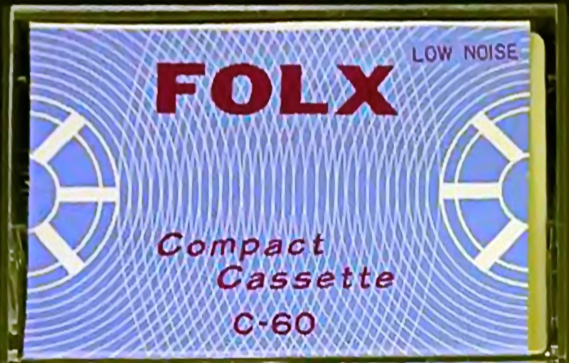 Compact Cassette Folx 60 Type I Normal Hong Kong