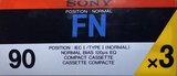 3 pack Sony FN 90 Type I Normal 1988 Europe