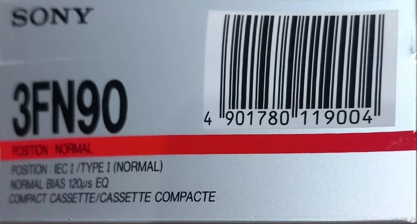 3 pack Sony FN 90 Type I Normal 1988 Europe