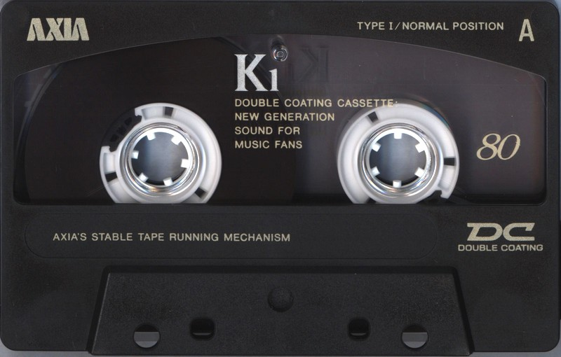 Compact Cassette AXIA K1 80 "K1A 80" Type I Normal 1993 Japan