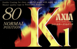 Compact Cassette AXIA K1 80 "K1A 80" Type I Normal 1993 Japan