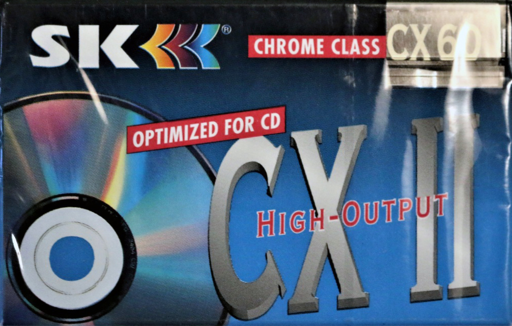 Compact Cassette SK CX II 60 Type II Chrome 1997 Europe