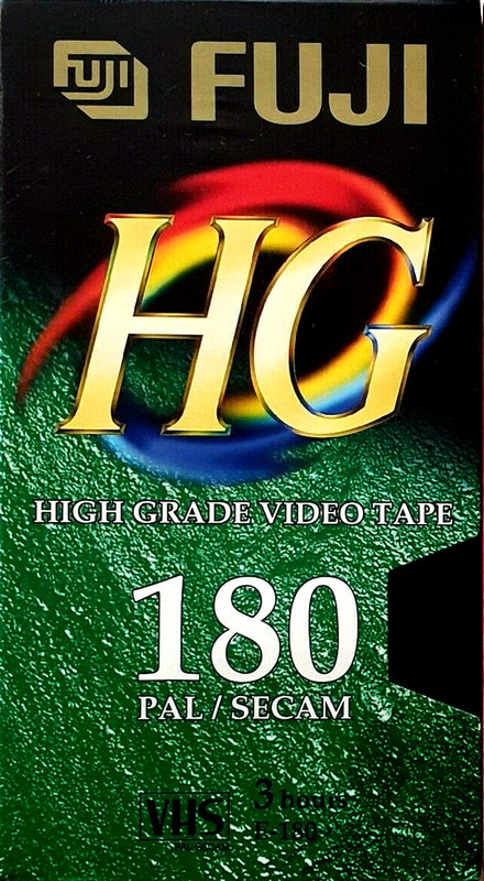 VHS, Video Home System Fuji HG 180 "255521" Type I Normal Worldwide