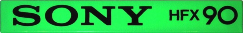 Compact Cassette Sony HFX 90 Type I Normal 1978 North America