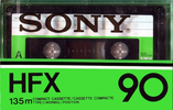 Compact Cassette Sony HFX 90 Type I Normal 1978 North America
