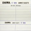 Compact Cassette Sanwa 90 Type I Normal 1980 Hong Kong