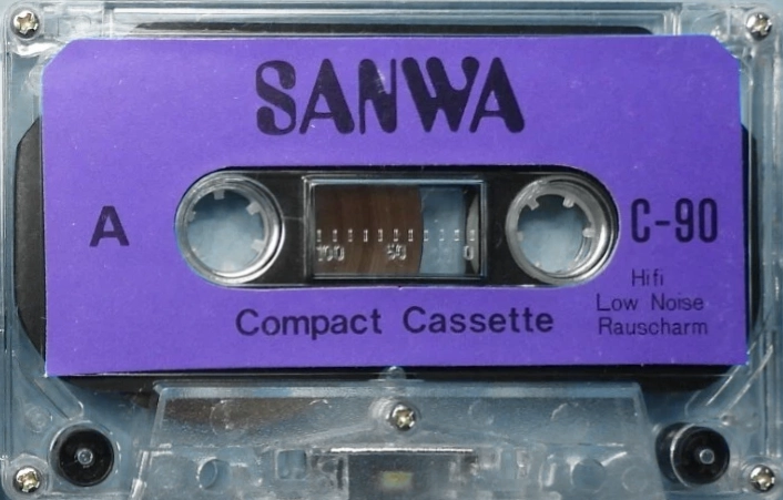 Compact Cassette Sanwa 90 Type I Normal 1980 Hong Kong