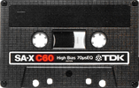 Compact Cassette TDK SA-X 60 Type II Chrome 1979 Japan