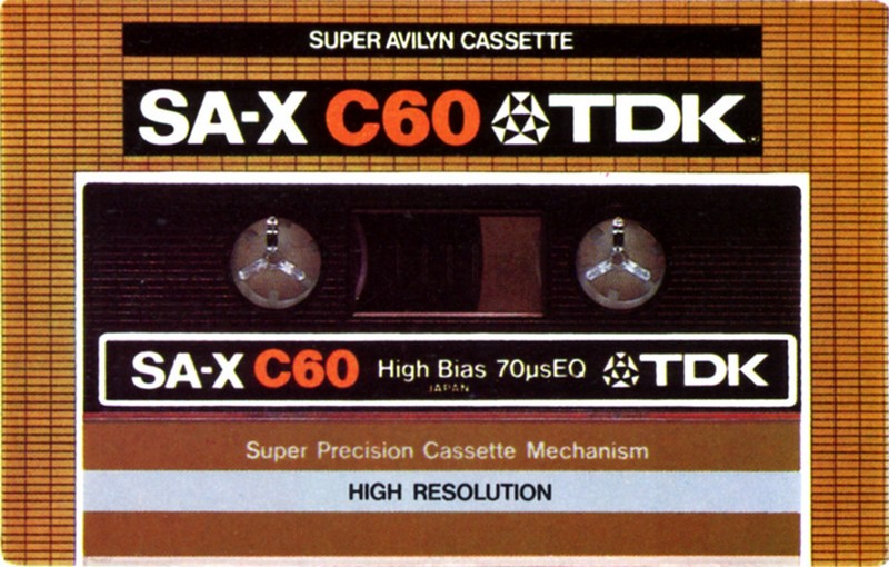Compact Cassette TDK SA-X 60 Type II Chrome 1979 Japan