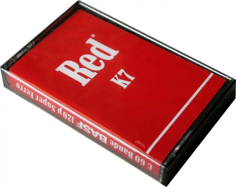 Compact Cassette K-7 60 "Red PMH BV" Type I Normal 1988 France