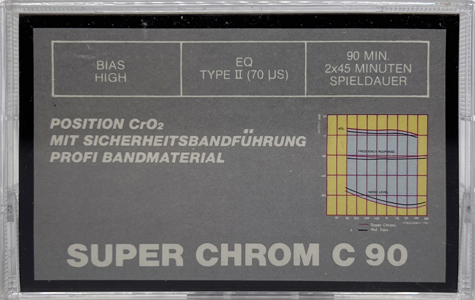 Compact Cassette Alcon 90 Type II Chrome Germany