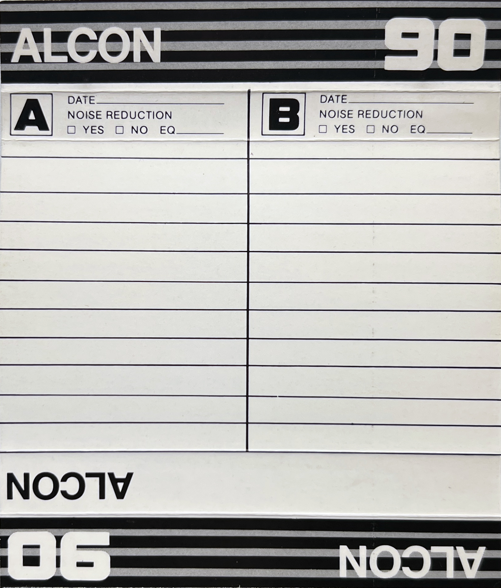 Compact Cassette Alcon 90 Type II Chrome Germany