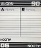 Compact Cassette Alcon 90 Type II Chrome Germany