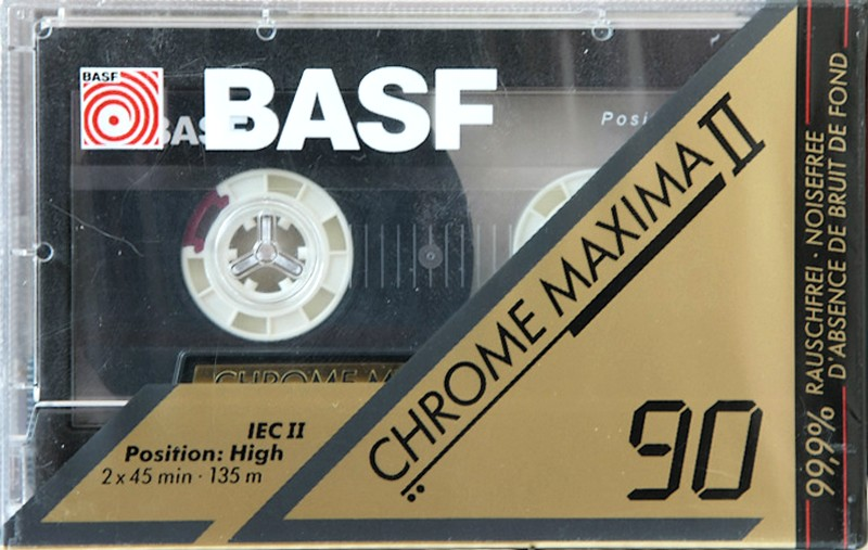 Compact Cassette: BASF  - Chrome Maxima II 90