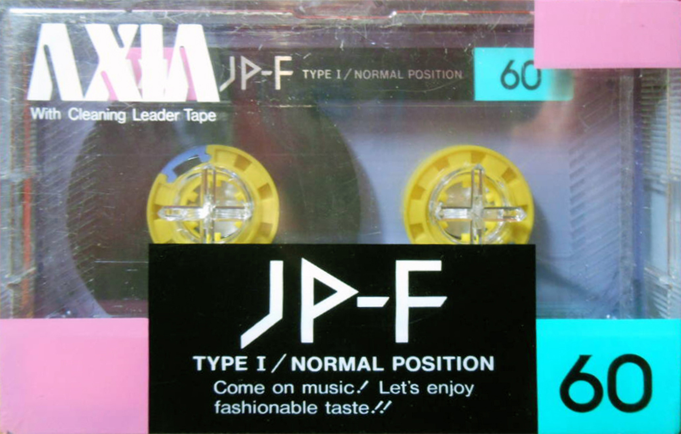 Compact Cassette AXIA JP-F 60 Type I Normal 1985 Japan