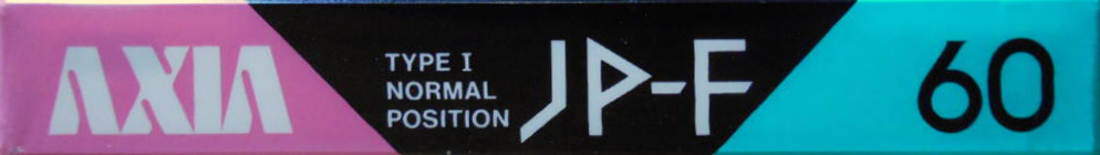 Compact Cassette AXIA JP-F 60 Type I Normal 1985 Japan
