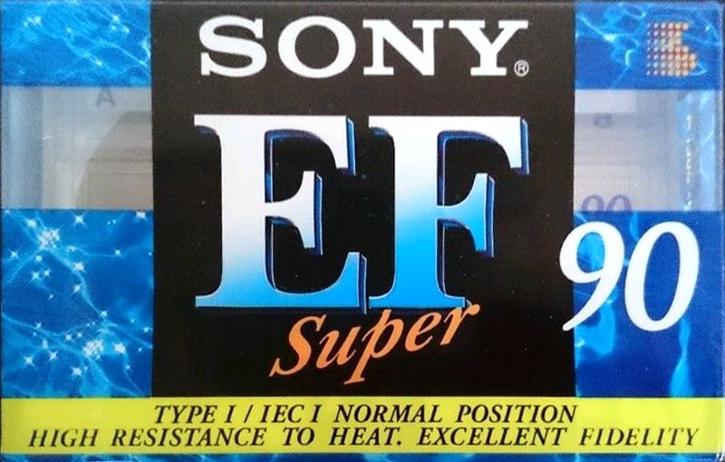 Compact Cassette: Sony  - Super EF 90