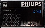 Compact Cassette Philips Metal 90 Type IV Metal 1978 Europe