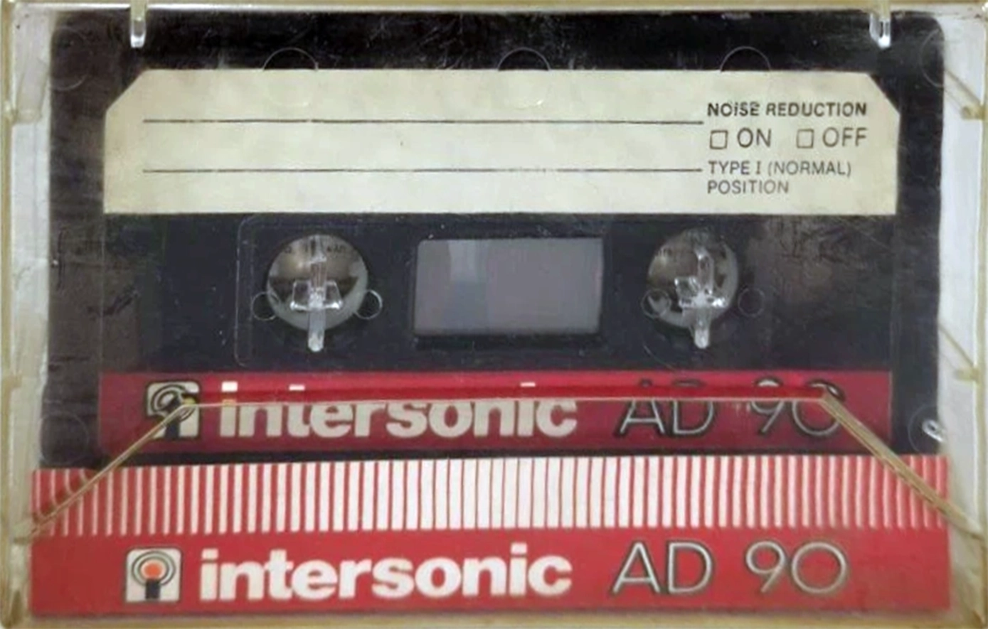 Compact Cassette Intersonic AD 90 Type I Normal Greece