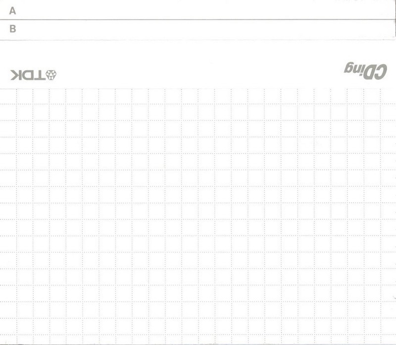 Compact Cassette TDK CDing 2 46 "CD2-46G" Type II Chrome 1996 Japan