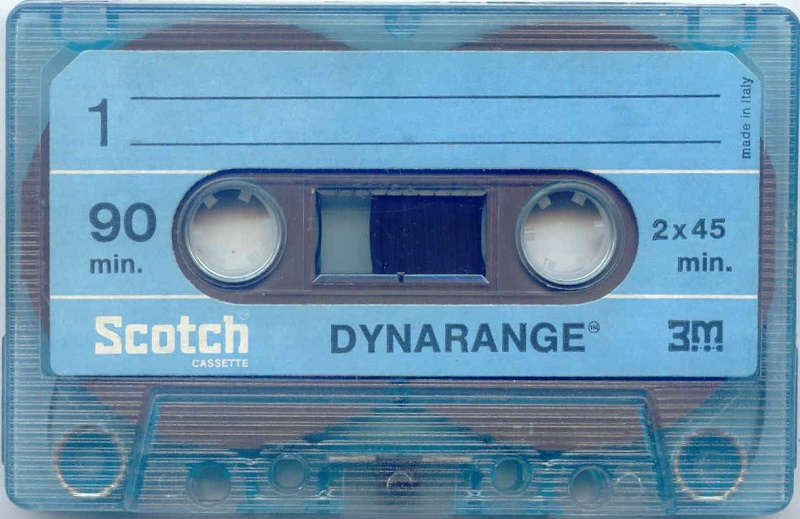 Compact Cassette Scotch Dynarange 90 Type I Normal 1975 Europe