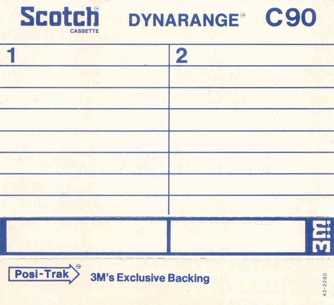 Compact Cassette: 3M Scotch - Dynarange 90