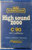Compact Cassette Intercord High sound 2000 90 Type I Normal Germany