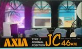 Compact Cassette AXIA JC 46 "JC 46 AM" Type I Normal 1985 Japan